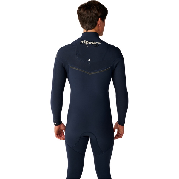 2026 Rip Curl Mens E-Bomb 4/3mm Zip Free Wetsuit 17MMFS - Navy